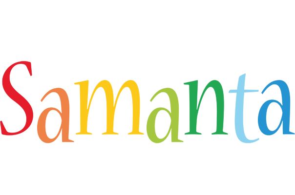 Samanta birthday logo