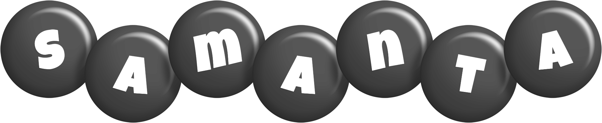 Samanta candy-black logo