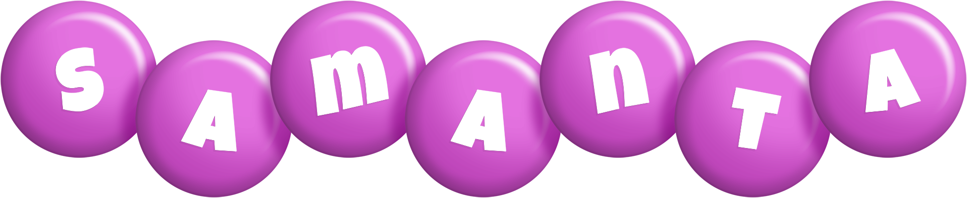Samanta candy-purple logo