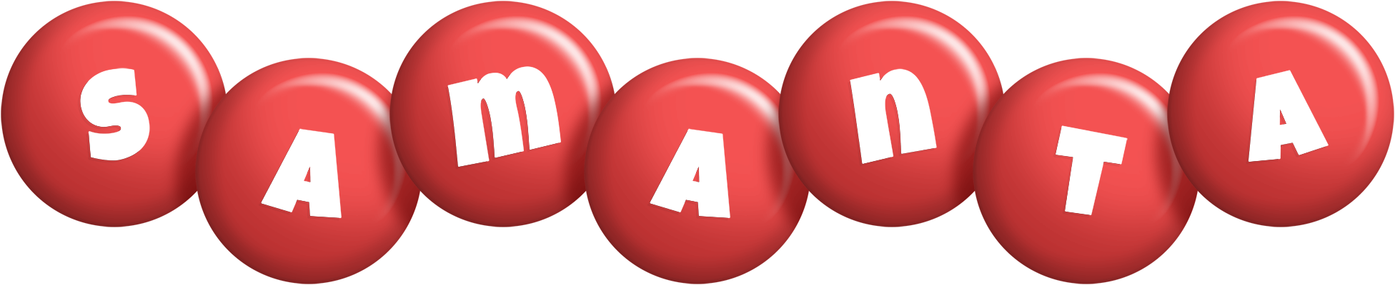 Samanta candy-red logo