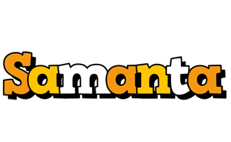 Samanta cartoon logo