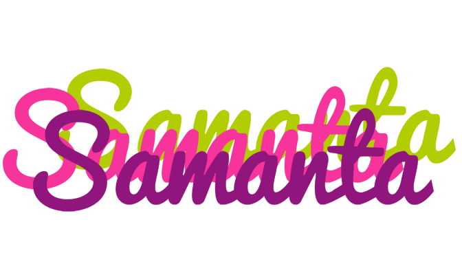 Samanta flowers logo