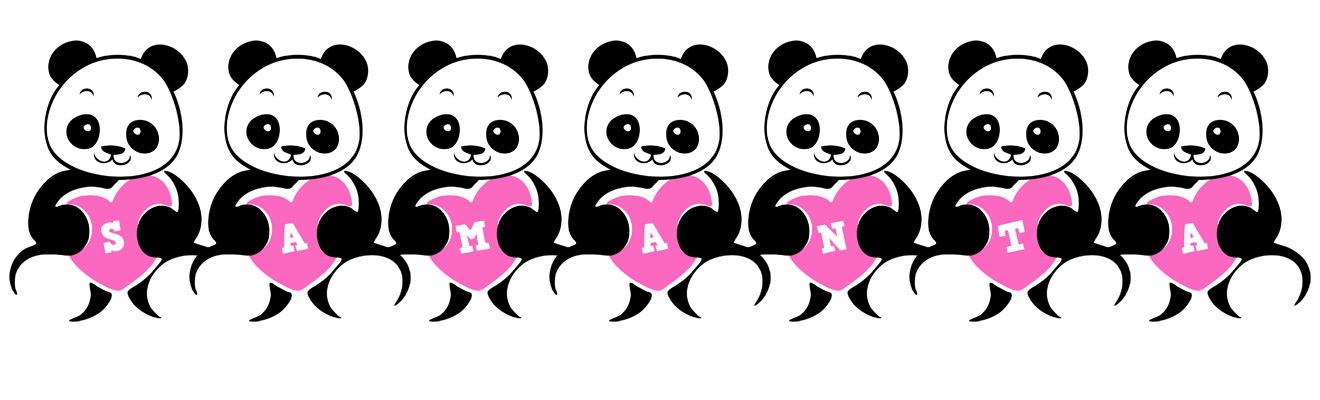 Samanta love-panda logo