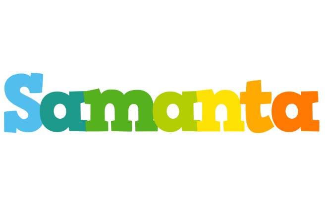 Samanta rainbows logo