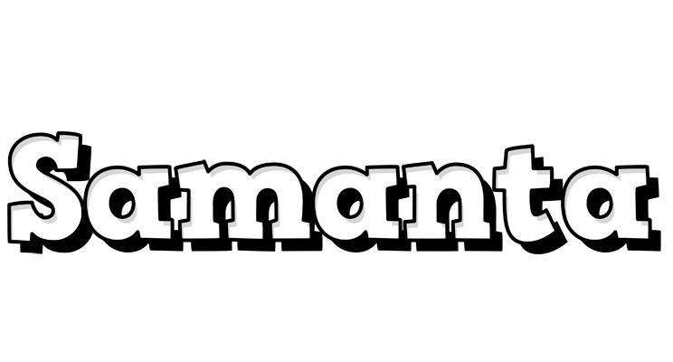 Samanta snowing logo