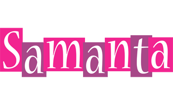 Samanta whine logo