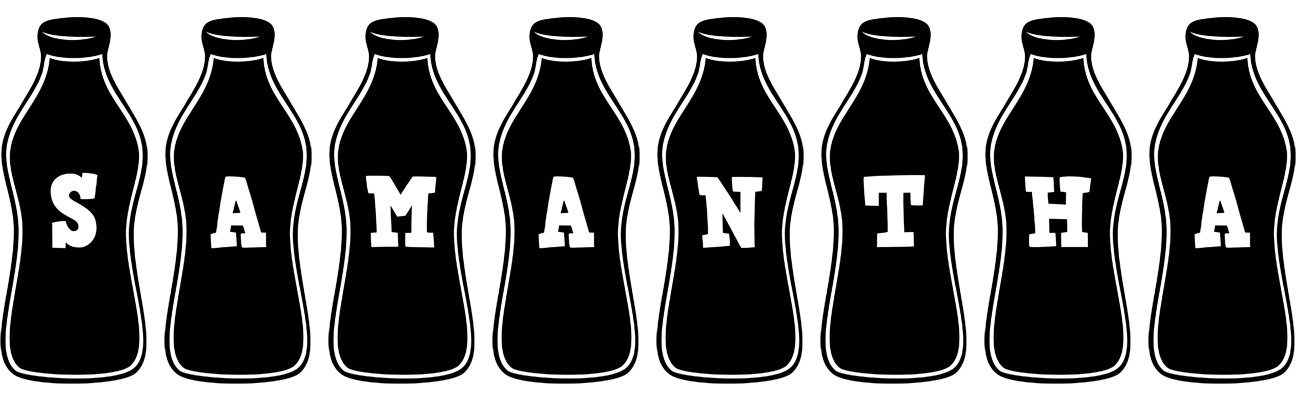 Samantha bottle logo
