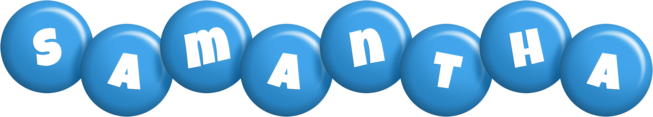 Samantha candy-blue logo