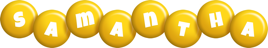 Samantha candy-yellow logo