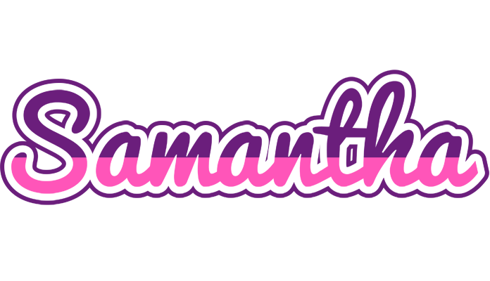 Samantha cheerful logo