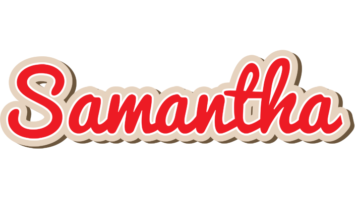 Samantha chocolate logo