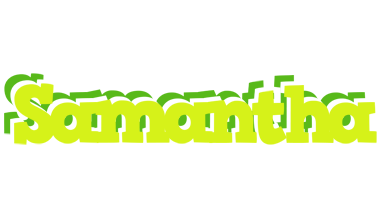 Samantha citrus logo