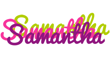 Samantha flowers logo