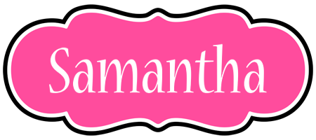 Samantha invitation logo