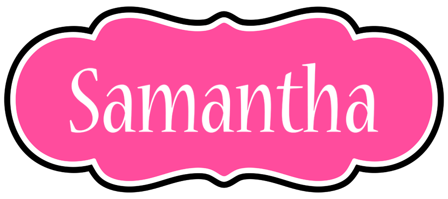Samantha invitation logo