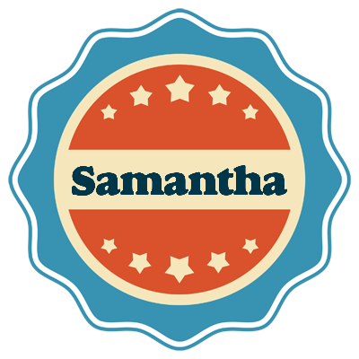 Samantha labels logo