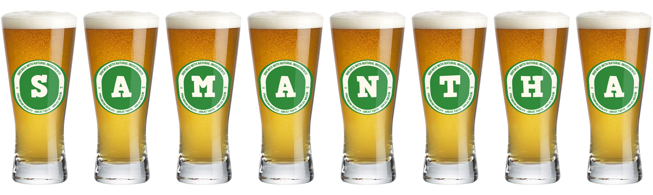 Samantha lager logo