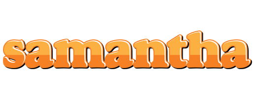 Samantha orange logo