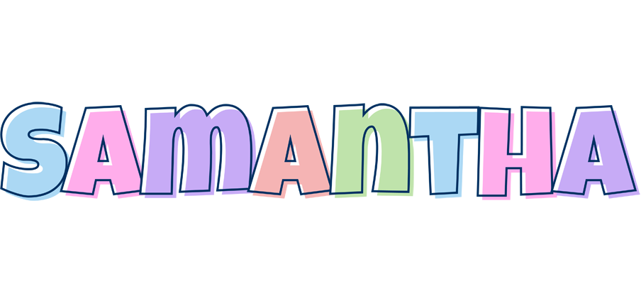 Samantha pastel logo