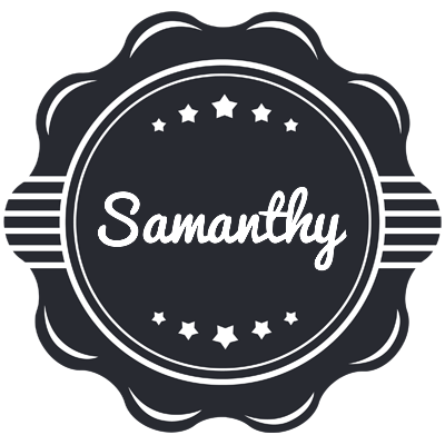 Samanthy badge logo