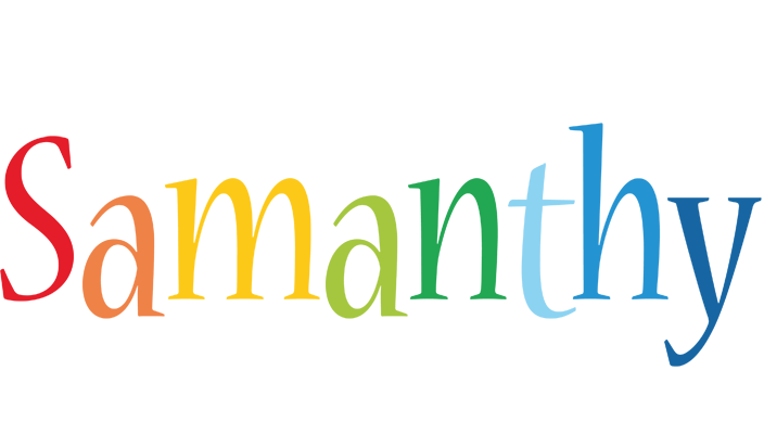 Samanthy birthday logo