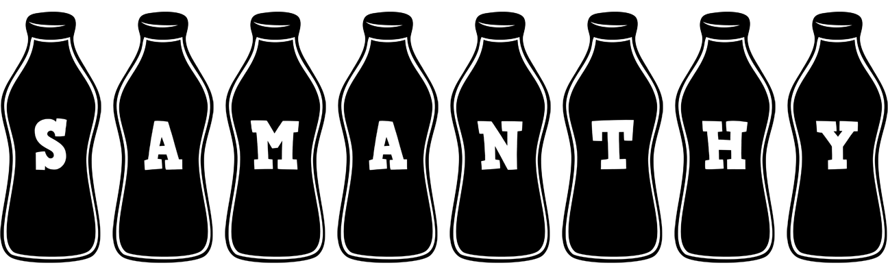 Samanthy bottle logo