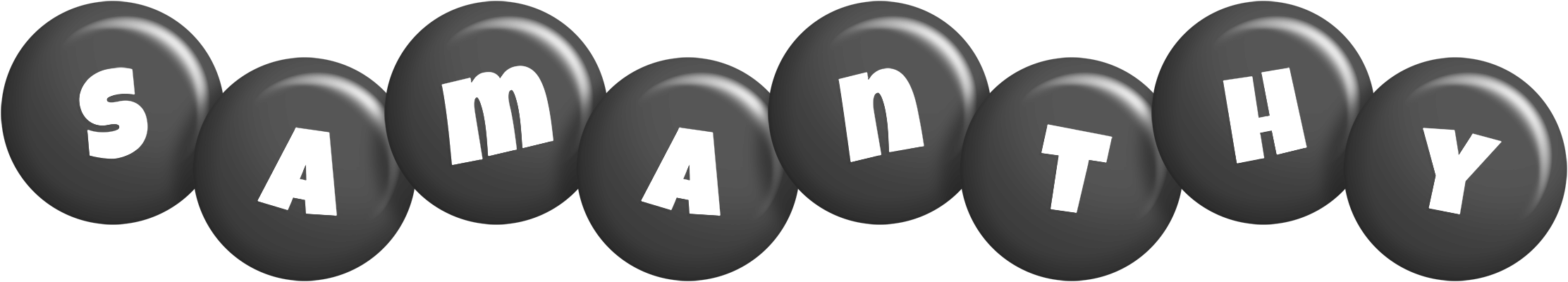 Samanthy candy-black logo