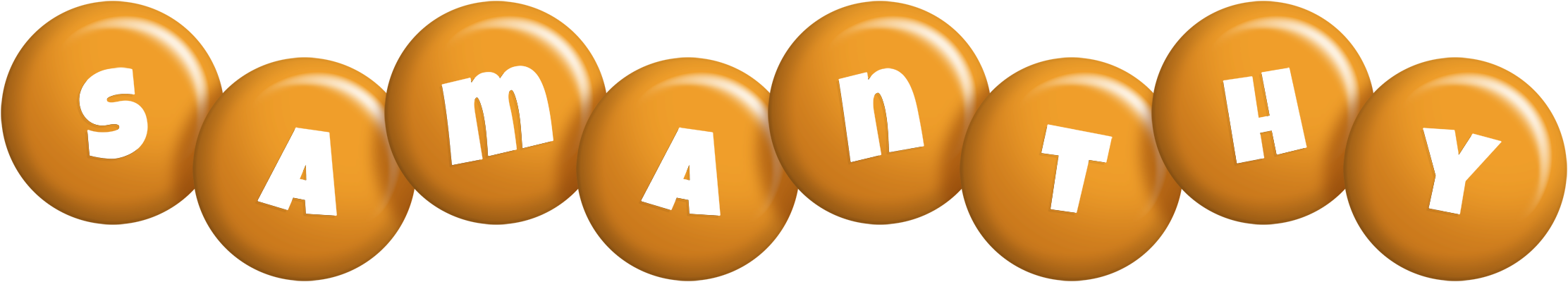 Samanthy candy-orange logo