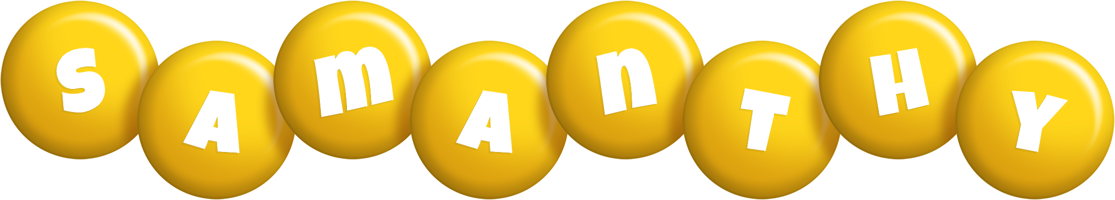 Samanthy candy-yellow logo