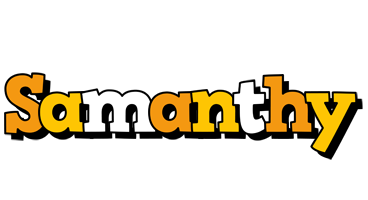 Samanthy cartoon logo