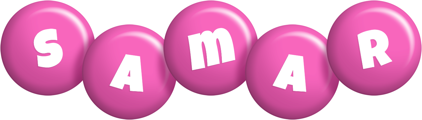 Samar candy-pink logo