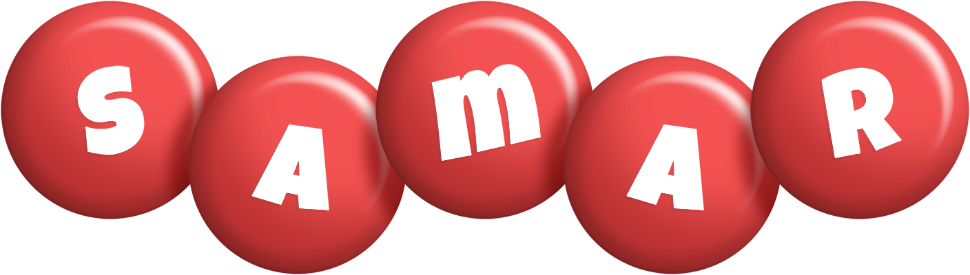 Samar candy-red logo