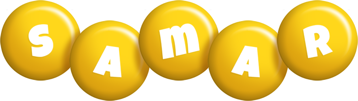 Samar candy-yellow logo