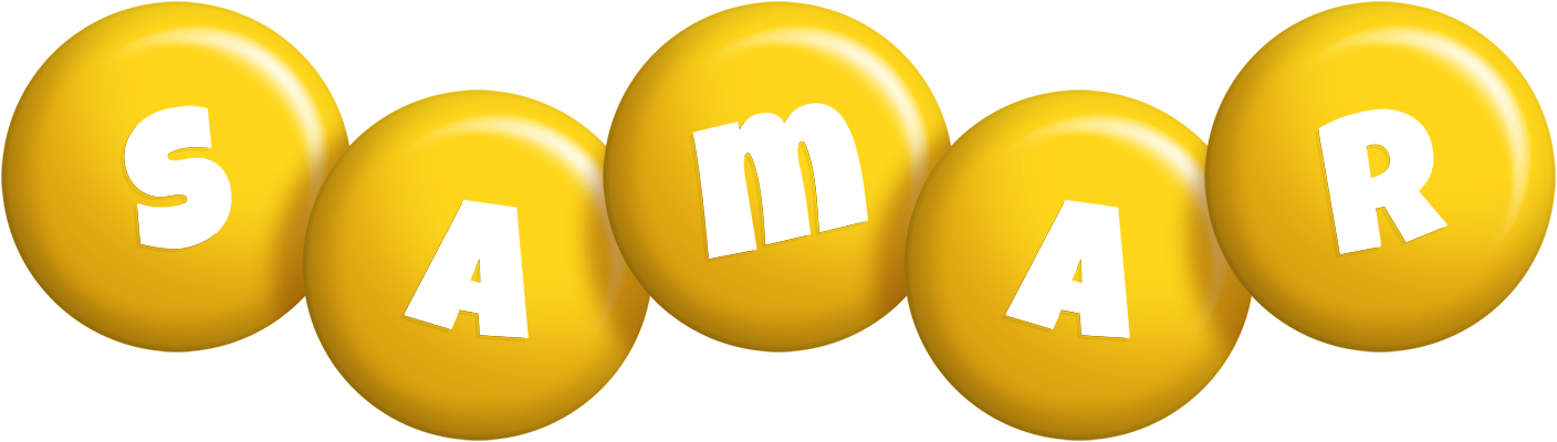 Samar candy-yellow logo