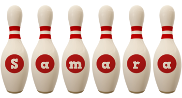Samara bowling-pin logo