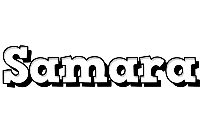 Samara snowing logo