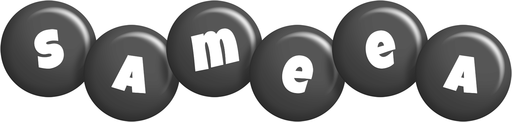 Sameea candy-black logo