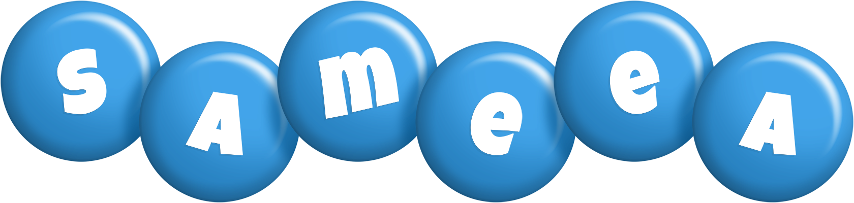 Sameea candy-blue logo