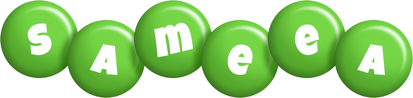Sameea candy-green logo