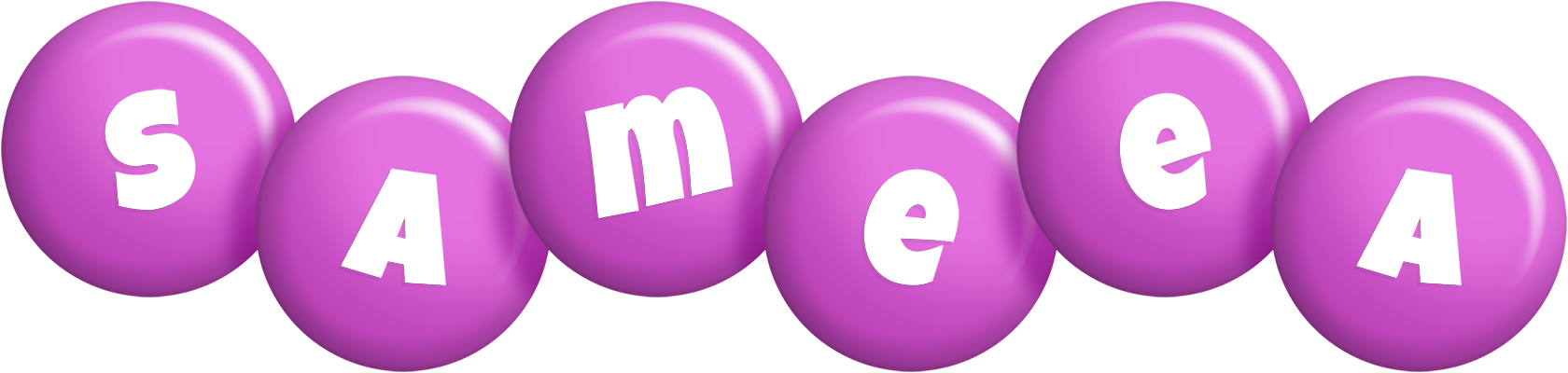 Sameea candy-purple logo
