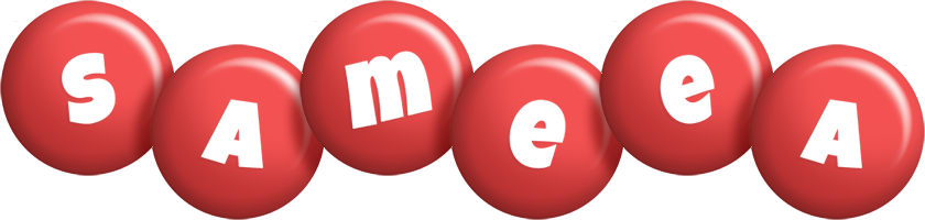 Sameea candy-red logo
