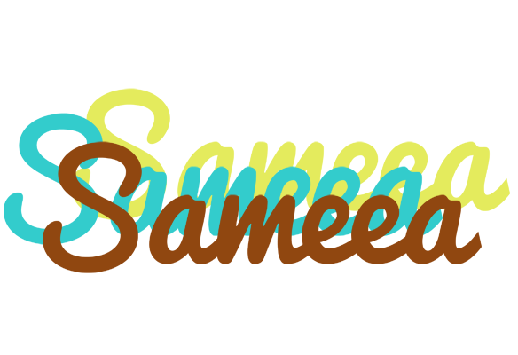 Sameea cupcake logo