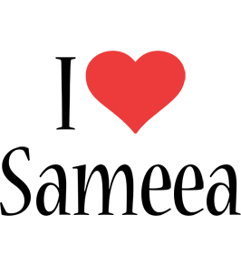 Sameea i-love logo