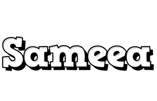 Sameea snowing logo