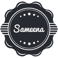 Sameena badge logo