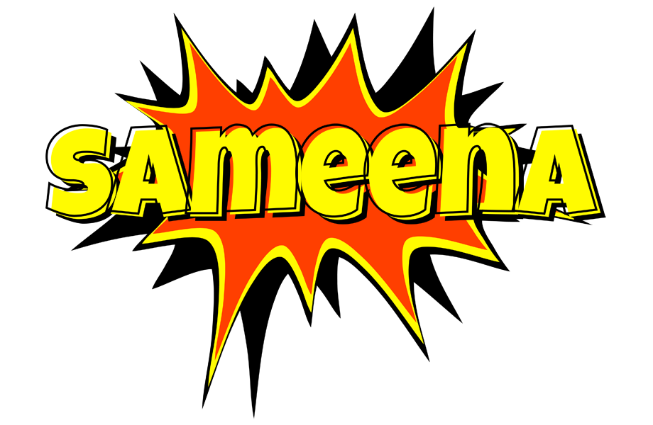 Sameena bazinga logo