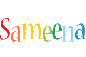 Sameena birthday logo