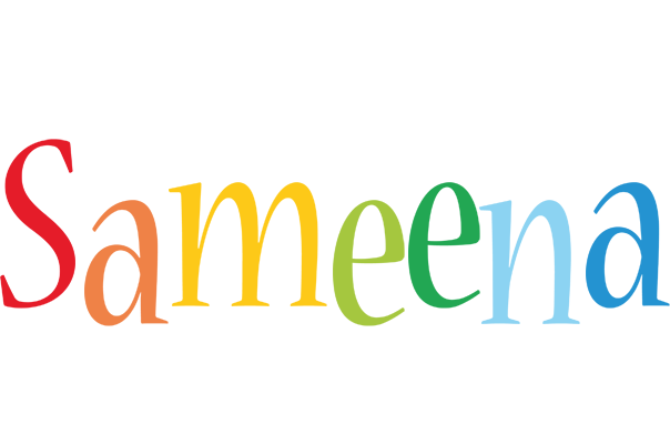 Sameena birthday logo