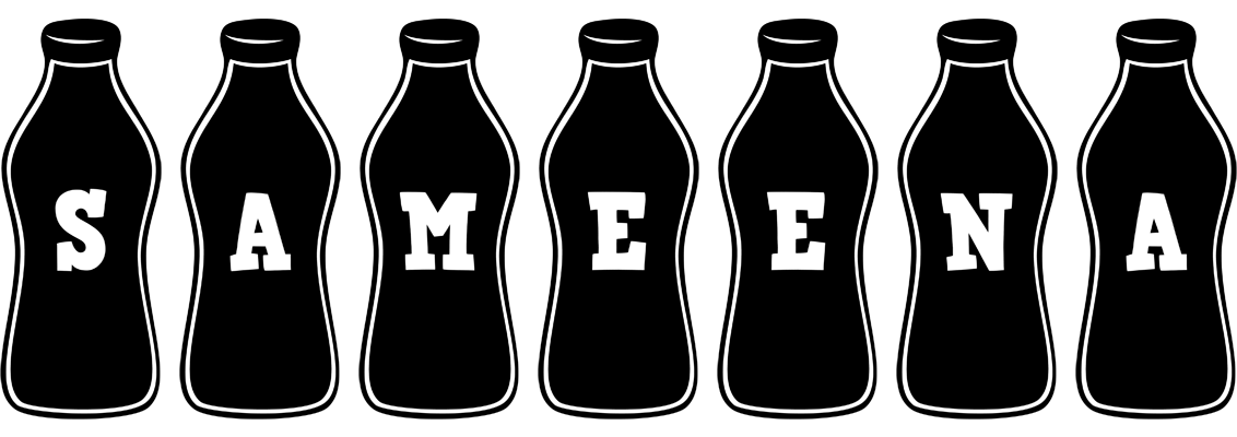 Sameena bottle logo