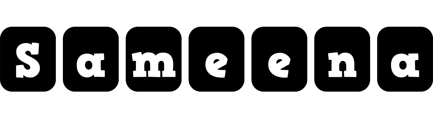 Sameena box logo
